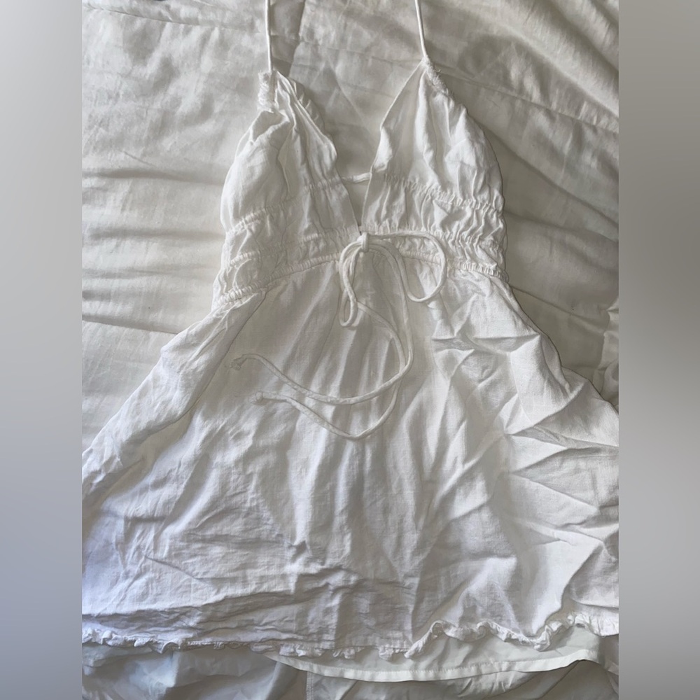 Sundays Soho White Halter Dress
